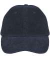 NS016 Native Spirit Corduroy 6 Panel Cap Navy colour image